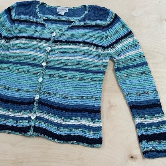 Chadwick’s Button Front Sweater size XL (CY) - Picture 4 of 7